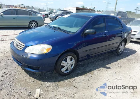 2003 Toyota Corolla Ce from USA, damaged, VIN JTDBR32EX30018521